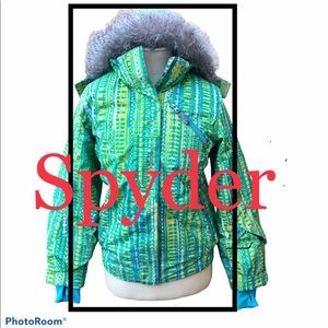 Spyder Girls Winter Ski Jacket Sz 14 Fab Condition